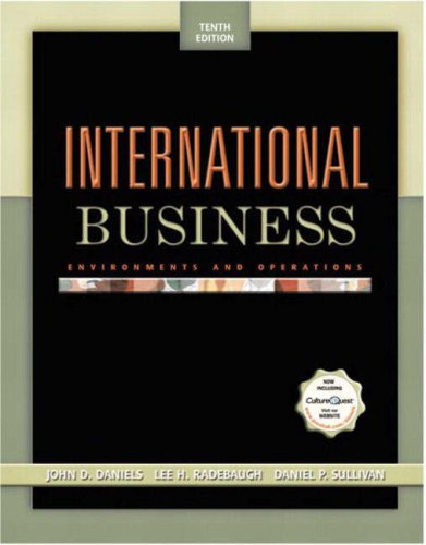 City Travel Guides Discounted  Books : International Business: Environments and Operations Pie with International Business Generic Occ Pin Card