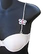 Designer Small Butterfly Rhinestone Bra Strap