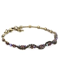 Sorrelli "Simply Divine" Crystal Wave Goldtone Bracelet