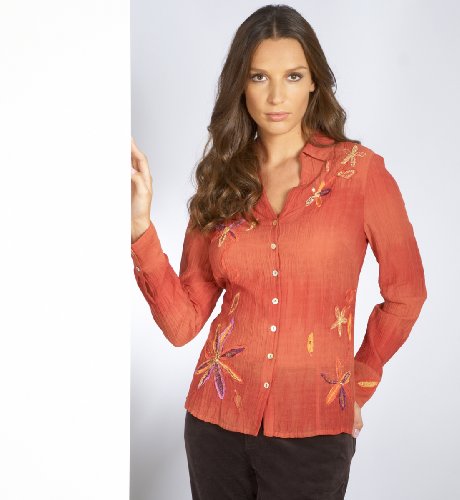 Per Una Long Sleeve Firelily Blouse