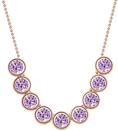 Dating Women Austrian Crystal Necklace Happiness Waltz(C6)