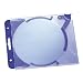 Durable 526906 CD-Hardbox Quickflip complete CD-Hardbox Quickflip complete, f�r 1 CD, PP, 155x126x27mm, transparent/blau, 5 St�ck