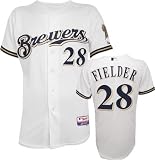 Prince Fielder Milwaukee Brewers Home Authentic Onfield Cool Base Jersey