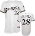 Prince Fielder Majestic Home Authentic Onfield Cool Base Milwaukee Brewers Jersey