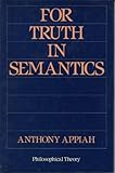 For truth in semantics