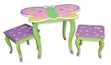 Product details for Trend Lab Table And Two Stools - Butterfly Theme