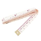 uxcell 巻き尺　テープライン　仕立て巻き尺　ミシンテーラーツール　1.5Mの長さ　グラスファイバー