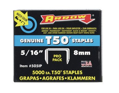 Arrow Fastener #505IP 5000PK T50 5 16 Staple