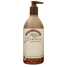 Village Naturals Green Bergamot Spice Hand and Body Lotion 14 fl oz by Village Naturals Green