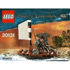 LEGO 30131 Pirates of the Caribbean / Fluch der Karibik: Captain Jack Sparrow (Dreispitz) mit Boot (im Polybeutel)
