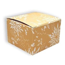 Orange Kata-Gami - One Piece Gift Boxes (3" x 3" x 2")