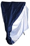 FOME Bike Cover 190T Heavy Duty Bicycle Waterproof Outdoor Cover- Royal Blue & Silver