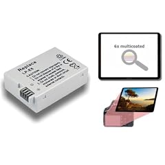 Original Delamax GGS Displayschutz (geh�rtetes, verg�tetes Glas - 6-Schicht-Prinzip) f�r Canon EOS 550D + Bundlestar Qualit�tsakku f�r Canon LP-E8 zu Canon EOS 550D, pr�sentiert von Bundlestar