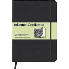 CoolNotes, Black/Baroque Silver: Liniert und blanko. Seite f�r pers�nliche Daten. Tasche f�r lose Notizen
