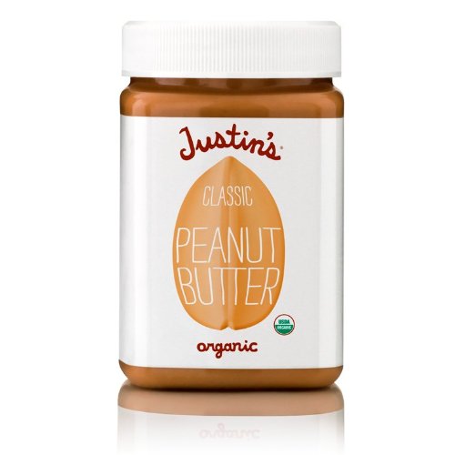 Justin's Nut Butter Organic Classic Peanut Butter, 16-Ounce Plastic Jar (Pack of 3)