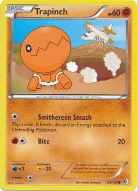 Pokemon - Trapinch (83/149) - BW - Boundaries Crossed