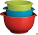 Trudeau Melamine Mixing Bowls, Set of 3