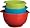 image Trudeau Melamine Mixing Bowls, Set of 3