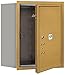 Salsbury Industries 3705S-1PGFU Recessed Mounted 4C Parcel Locker, Gold