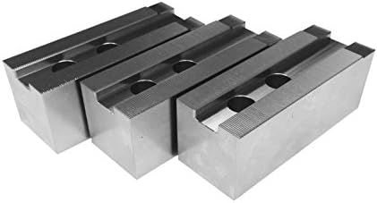 TAIKI 3900-4696 25.5 mm 3 Piece Steel Soft Jaw Set, 15 x 1.5 mm x 60 Degree