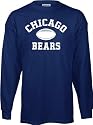 Chicago Bears Real Authentic Navy Long Sleeve T-Shirt - XX-Large