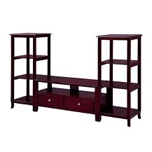 Merlot Entertainment Center Set