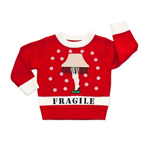 Children's Leg Lamp Sweater (Red) - Ugly Holiday Sweater