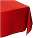 Rose Tree Royal Linen 60-By-104-Inch Oblong Tablecloth, Red