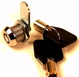 Miniature Tubular Cam Lock, 1/2" - Pack of 2