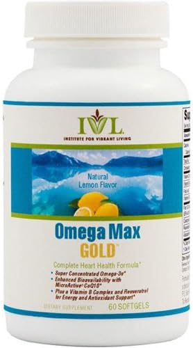 Institute For Vibrant Living Omega Max Gold - 60 Softgels