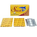 100 Shark Super Stainless Double Edge Safety Razor Blades