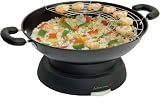 from Andrew James Andrew James Electric Wok With Tempura Rack and Spatula - 1300 Watts - Large 31cm Diameter