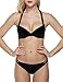 Ekouaer Women Sexy Push up Padded Swimsuit Bikini Set and Strap Side (FBA)