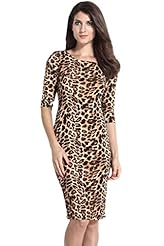 Sexy Summer Leopard Print Club Dress/Party Dress/Midi Dress 