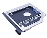 Nimitz 2nd HDD SSD Hard Drive Caddy Adapter for Dell E6430 E6530 E6420 E6520 E6320 E6330 Modular Bay with Ejector
