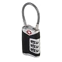 Travel Lock - Black Zinc