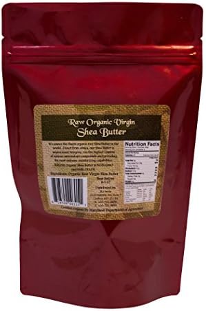 Kakosi 100% Pure Organic Raw Virgin Shea Butter 8oz.