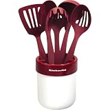 Review KitchenAid KAT560ER / KitchenAid KAT560ER Cook's Series Ceramic Crock With tools Set, Red
