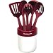 Kitchen & Housewares : KitchenAid KAT560ER Cook's Series Ceramic Crock With tools Set, Red