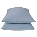 Organic Pillowcase Set of 2 - Blue