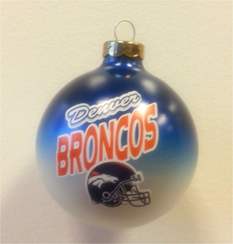 Denver Broncos NFL Christmas Ornament 2 5/8″