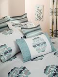 Bliss Aqua Designer Bedding Range 12x20 Filled Boudoir Cushion