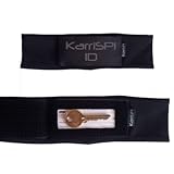 Runners Headband Sweatband by KarriSPI. 4-in1 Head Sweat Band features Built-in Identity ID Holder and Small Personal Item Holder. Alternative to ID Wristband Bracelet. Holds Key Money Coins or Bank Note. Hi Viz Retro Reflective Lettering for High Visibil
