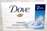 Dove Beauty Cream Bar - 2 x 100g Bars Of Soap 1/4 Moisturising Cream