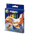Dixon Prang LARGE Crayons, Large, Classic Colors, 8 Color Set (52808)