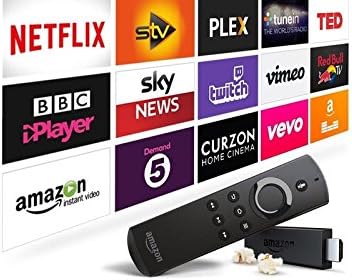 Kodi Stick with Voice Remote Free PPV Cable TV Movies Sports AFTV 2nd Gen