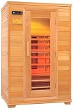 Malibu -2 Person Infrared Sauna, Hemlock, CD&DVD