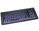 Keysonic - Clavier AZERTY Filaire - USB - Gaming - KSK-6001 UELX - Noir - Retroeclairage Bleu