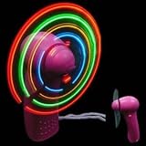 Hand Held Mini Led FAN Lights Display 64 Colourful Different Paterns