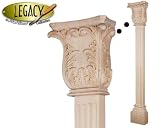 Acanthus Cherry Column & Capital 54 1/4